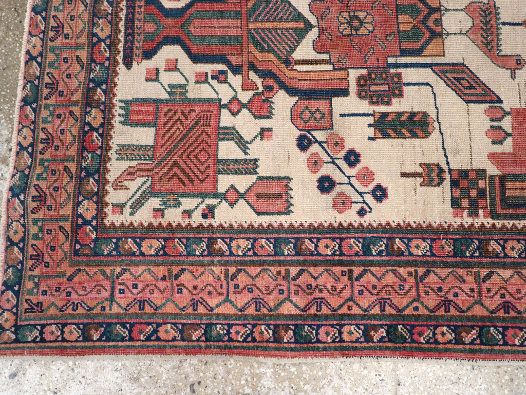 Antique Persian Afshar Rug, No.31521 - Gsblank