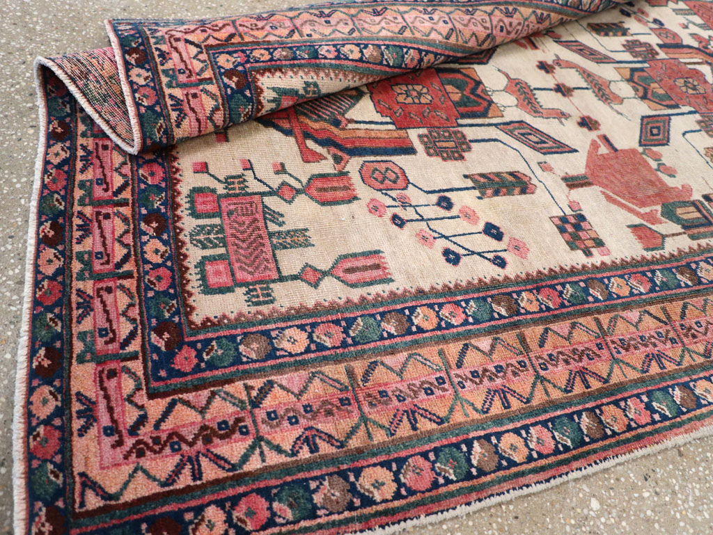 Antique Persian Afshar Rug, No.31521 - Gsblank