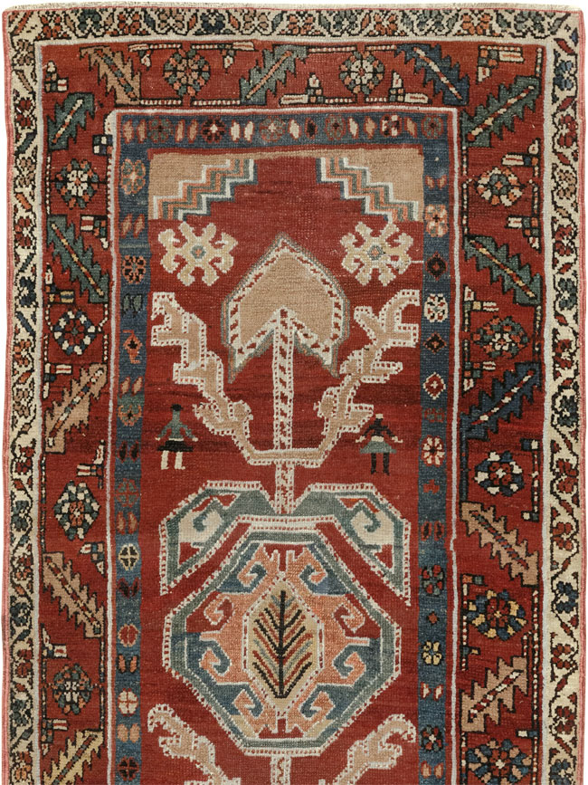 Antique Persian Bakshaish Runner, No.31522 - Gsblank