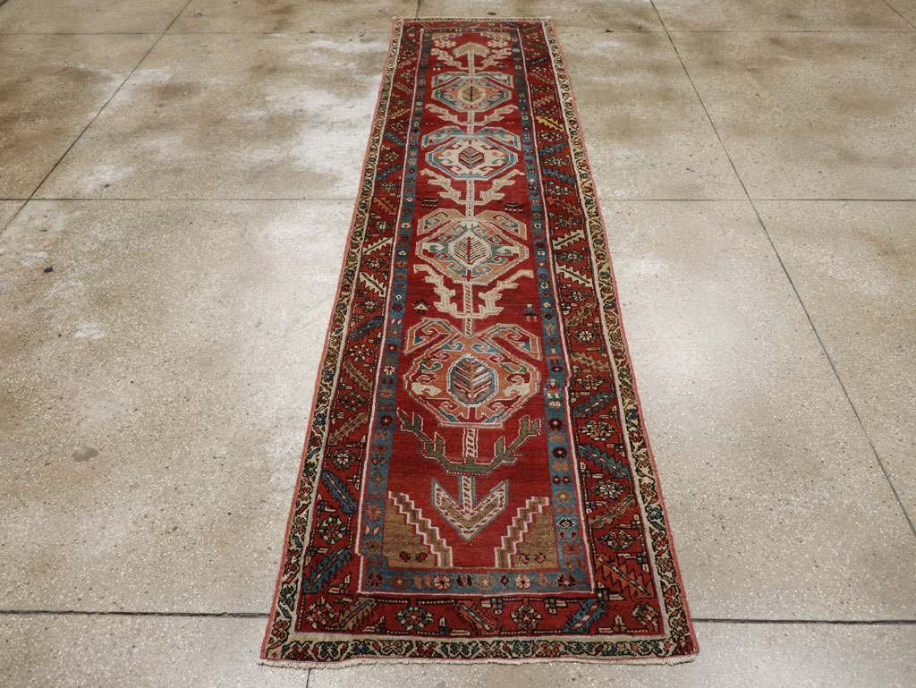 Antique Persian Bakshaish Runner, No.31522 - Gsblank