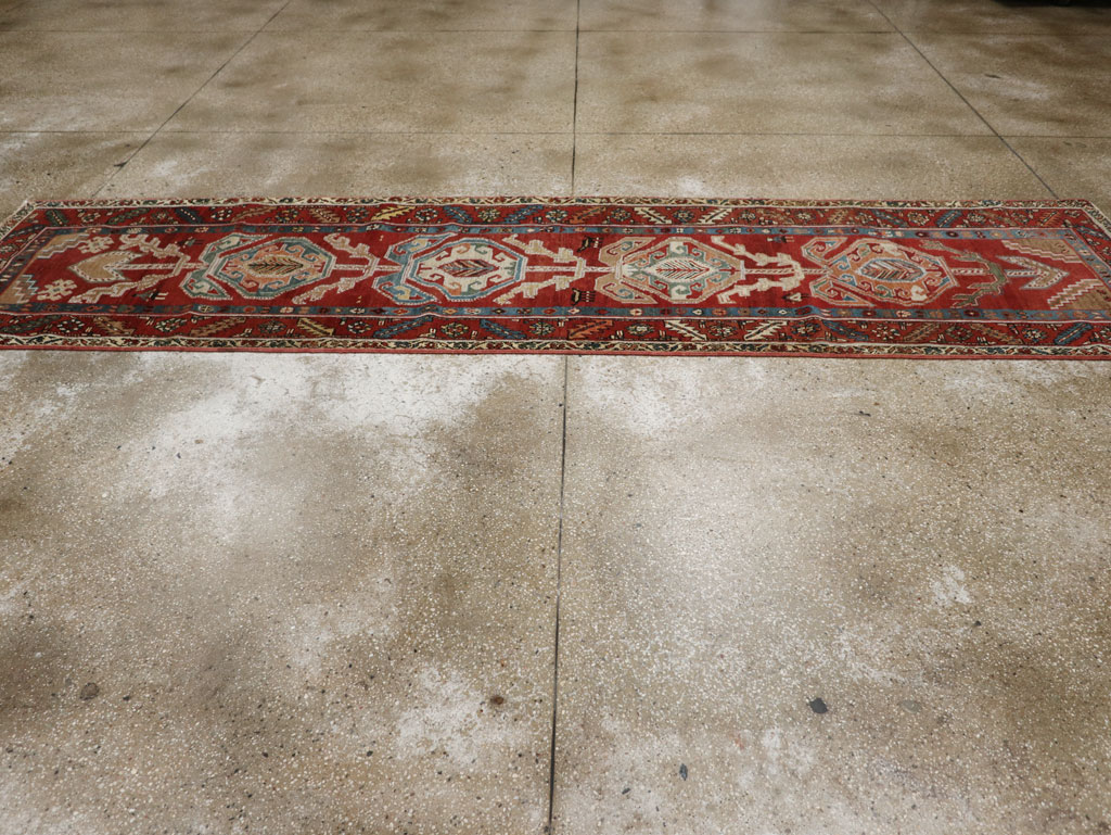 Antique Persian Bakshaish Runner, No.31522 - Gsblank