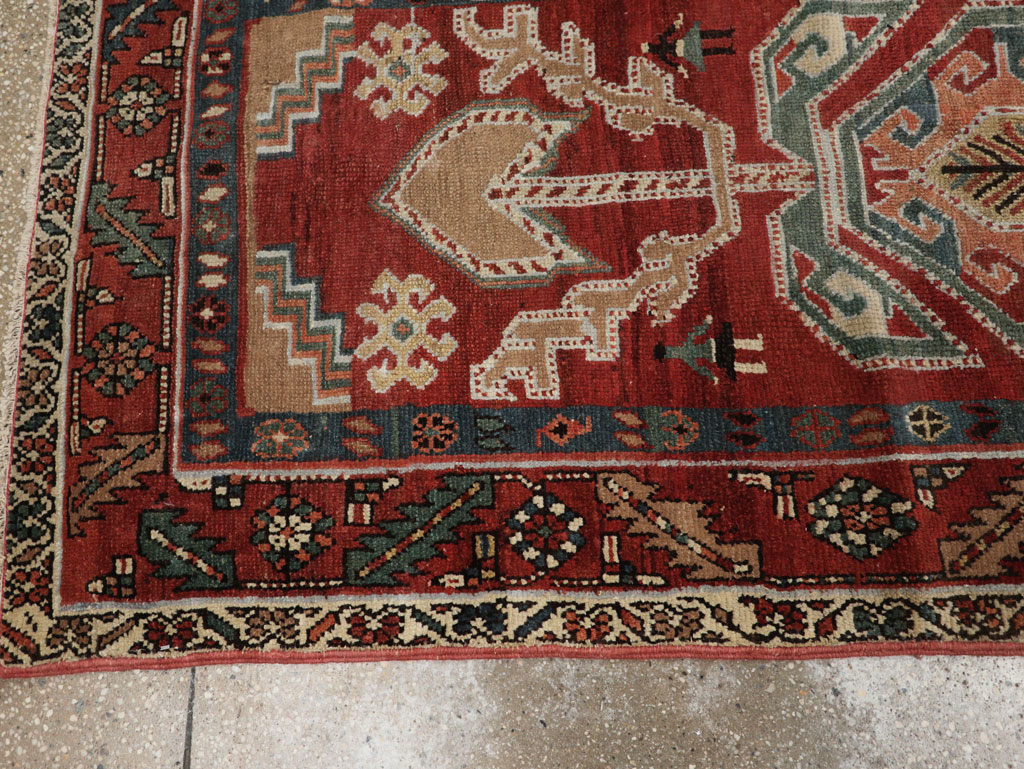 Antique Persian Bakshaish Runner, No.31522 - Gsblank