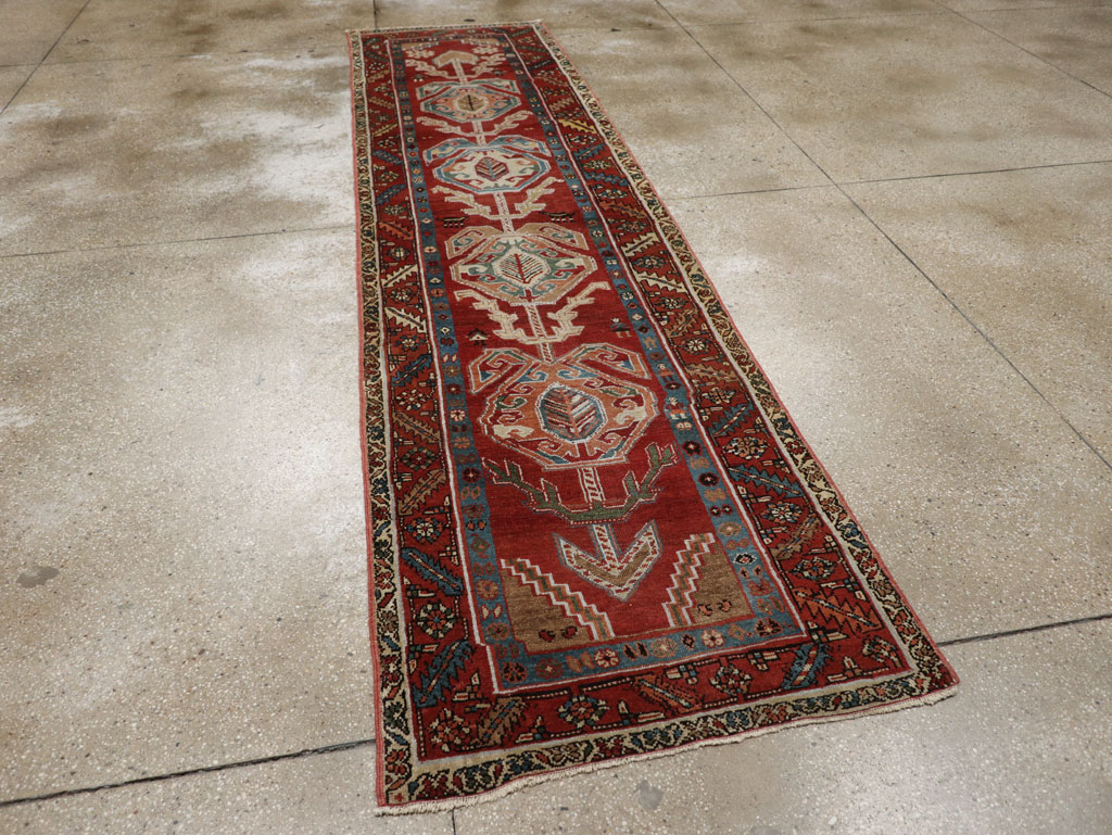 Antique Persian Bakshaish Runner, No.31522 - Gsblank