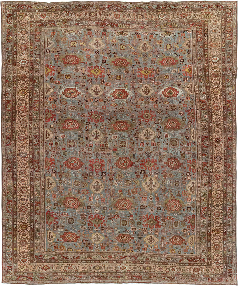 Antique Persian Bidjar Room Size Carpet, No.31523 - Gsblank