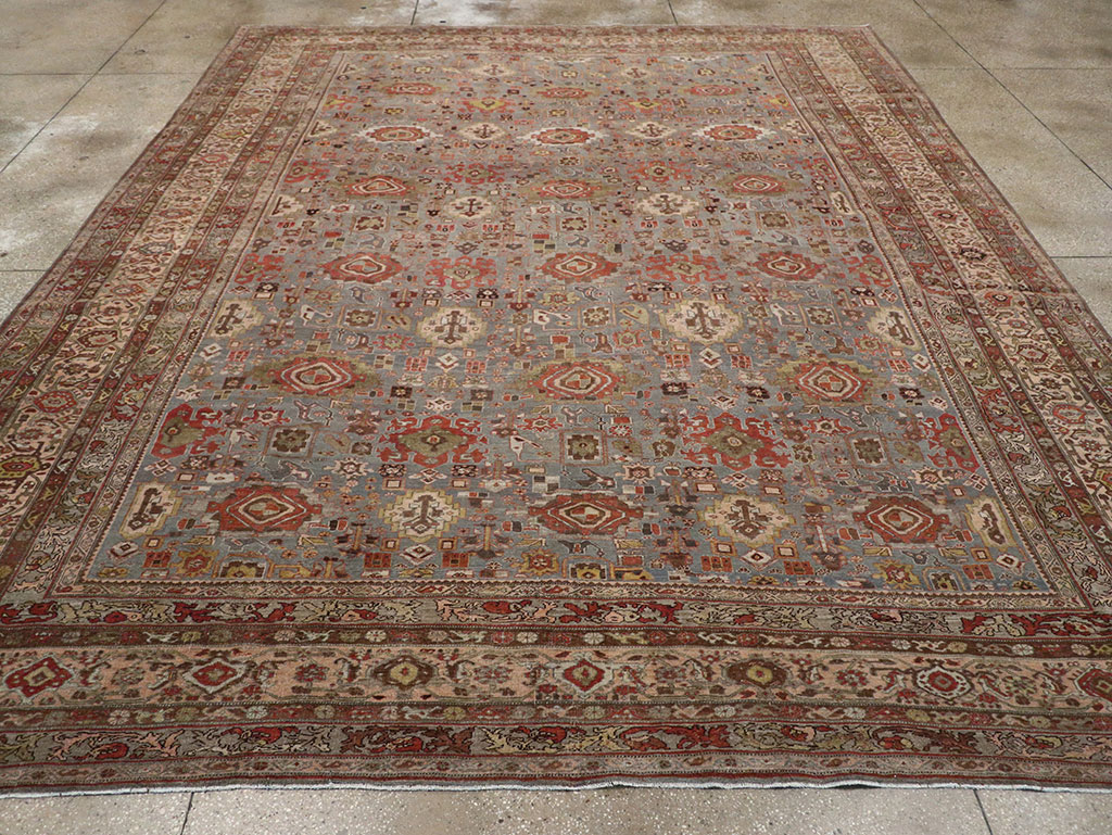 Antique Persian Bidjar Room Size Carpet, No.31523 - Gsblank