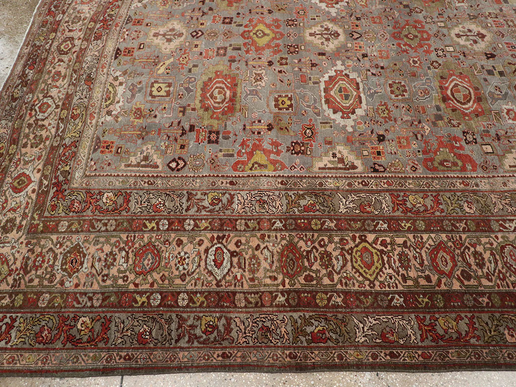 Antique Persian Bidjar Room Size Carpet, No.31523 - Gsblank