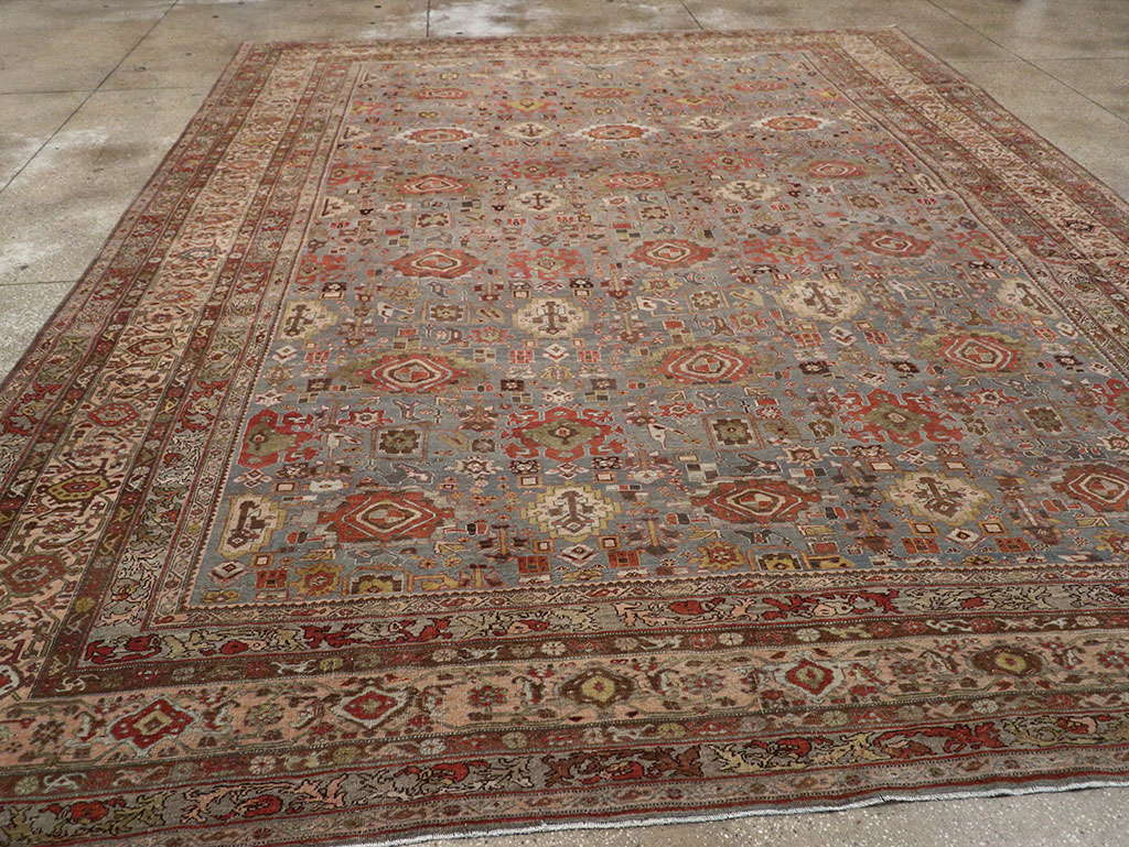 Antique Persian Bidjar Room Size Carpet, No.31523 - Gsblank