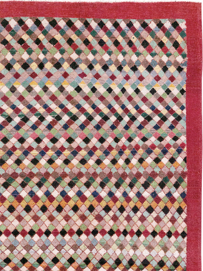 Vintage Turkish Anatolian Room Size Carpet, No.31524 - Gsblank