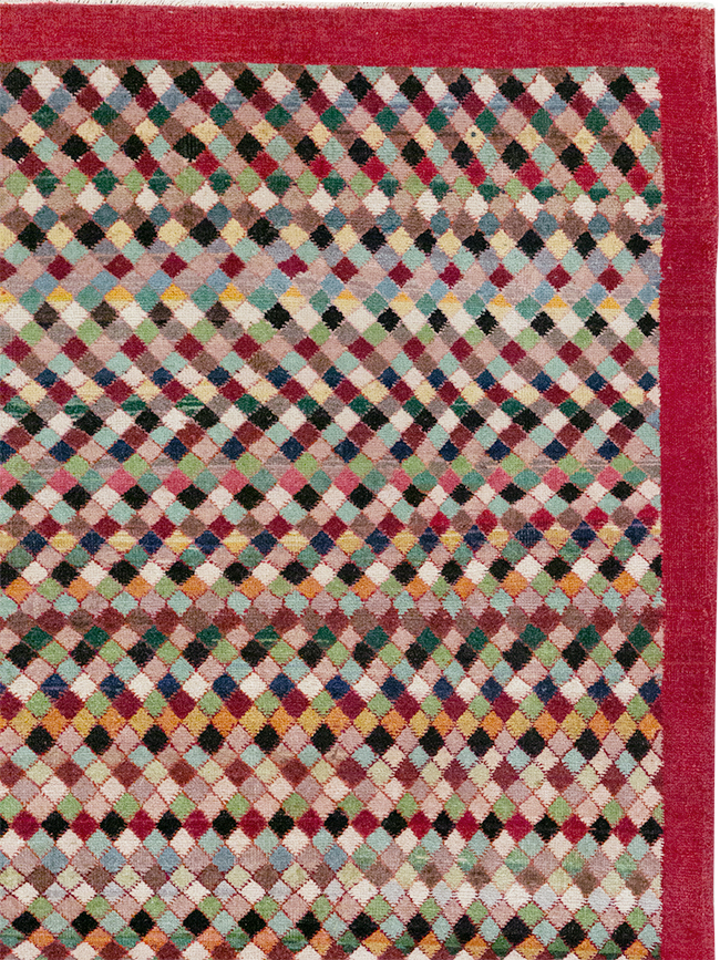 Vintage Turkish Anatolian Small Room Size Carpet, No.31524 - Gsblank