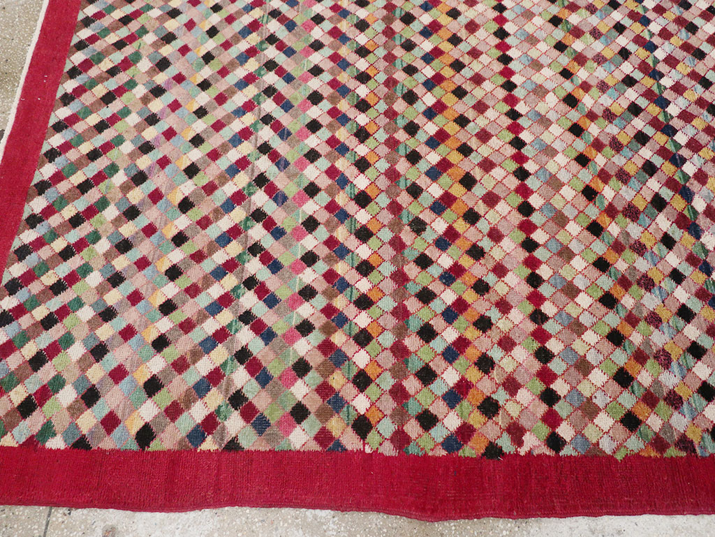 Vintage Turkish Anatolian Room Size Carpet, No.31524 - Gsblank