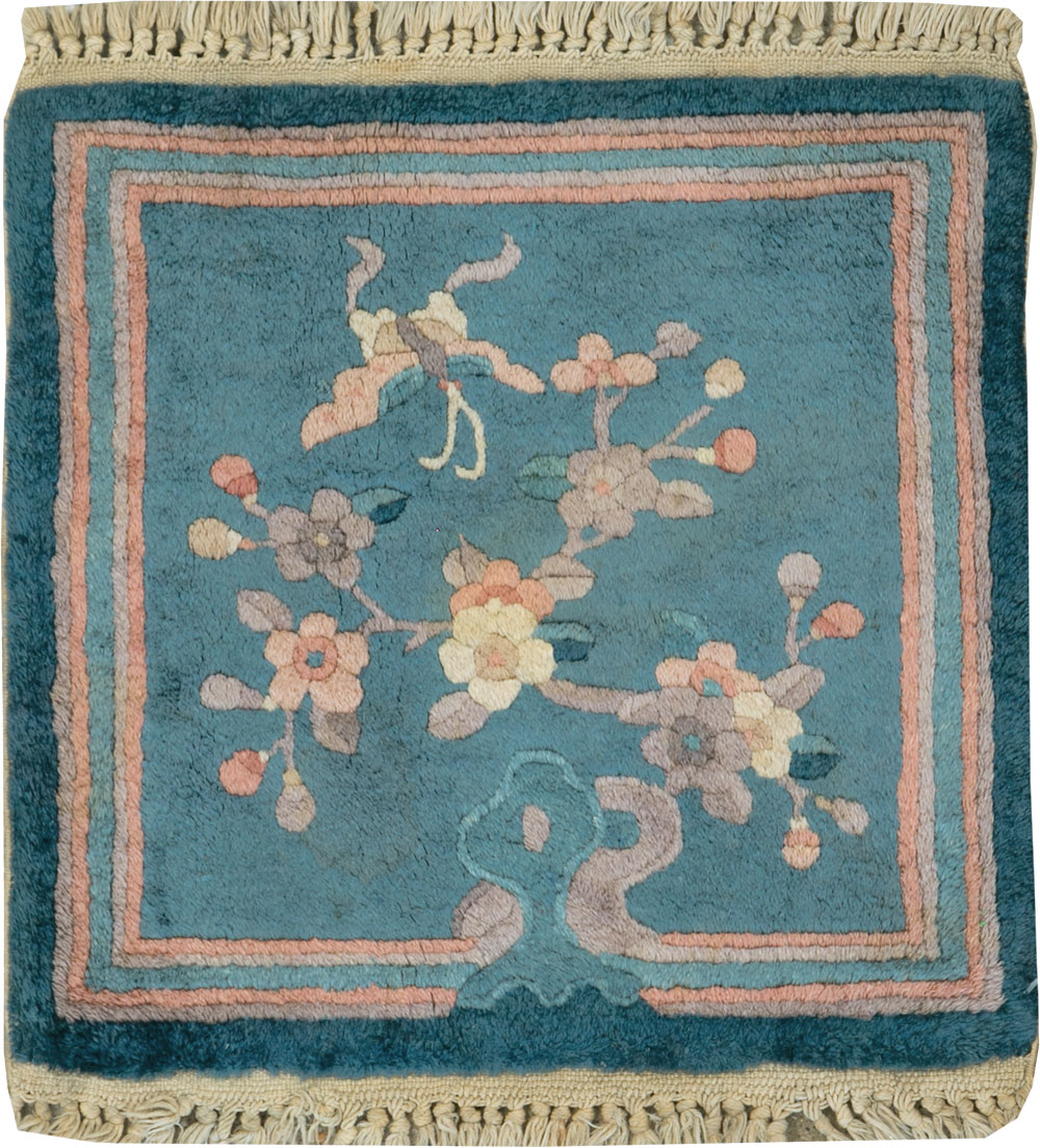 Vintage Chinese Art Deco Pictorial Rug, No.31526 - Gsblank