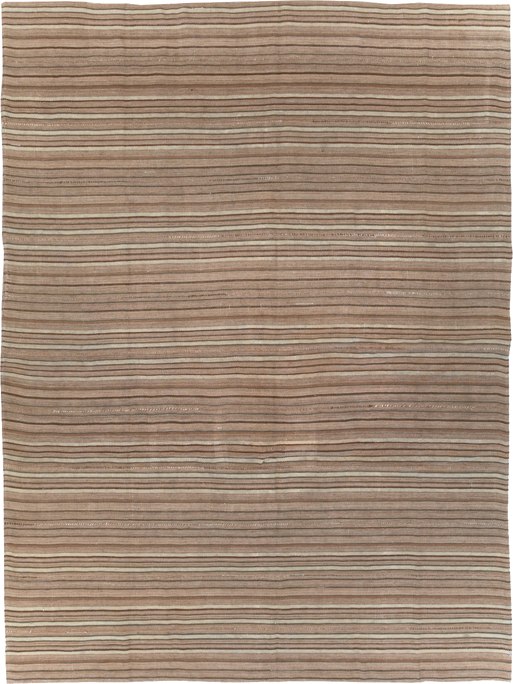 Vintage Persian Flatweave Kilim Accent Carpet, No.31532 - Gsblank