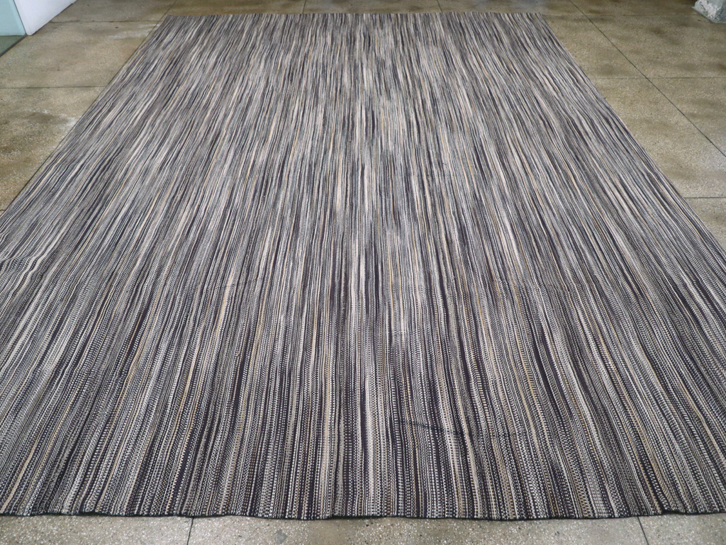 Modern Turkish Flatweave Large Carpet, No.31538 - Gsblank