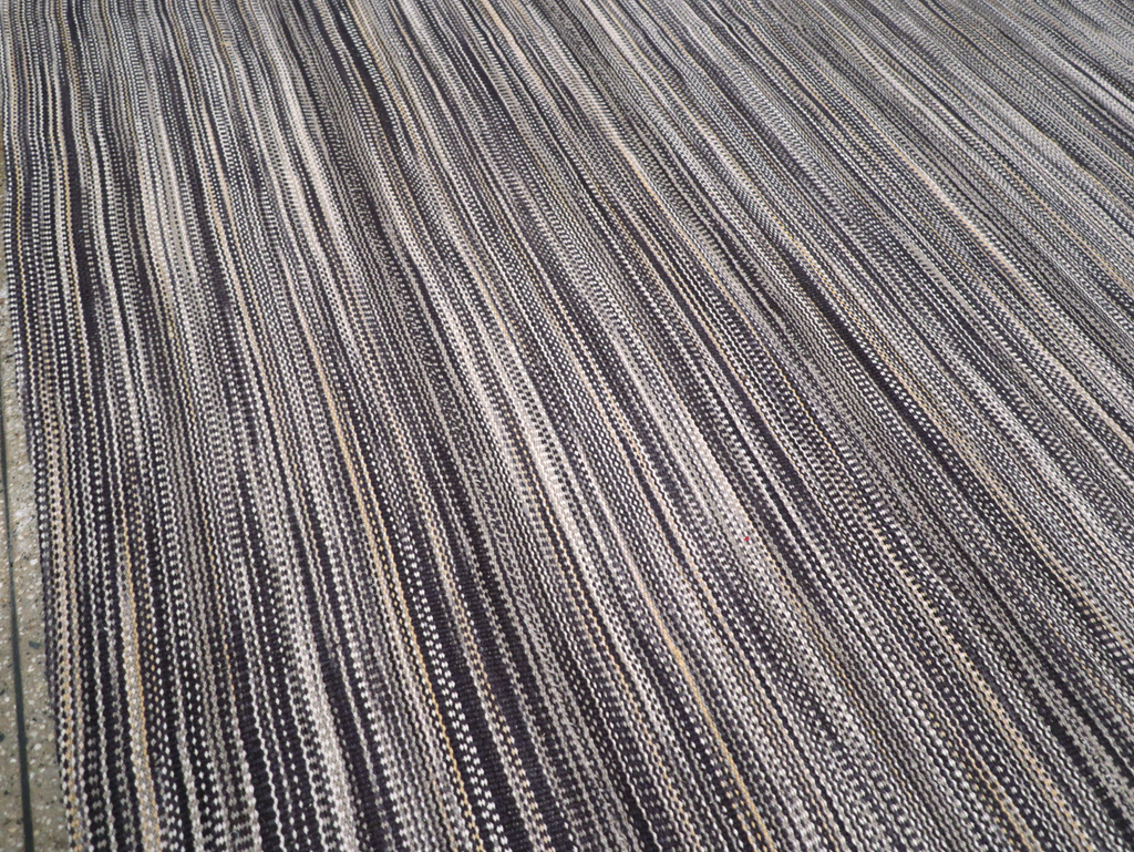 Modern Turkish Flatweave Large Carpet, No.31538 - Gsblank