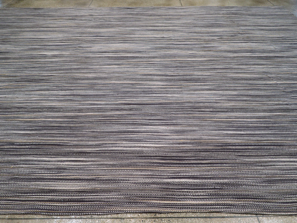 Modern Turkish Flatweave Large Carpet, No.31538 - Gsblank