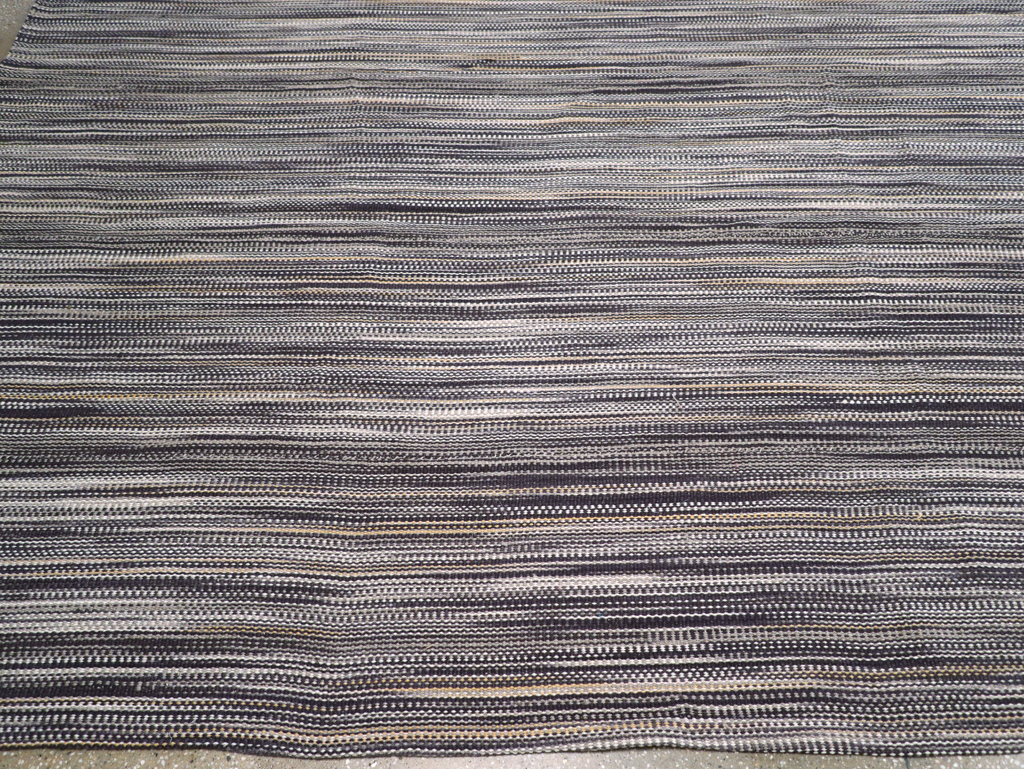 Modern Turkish Flatweave Large Carpet, No.31538 - Gsblank