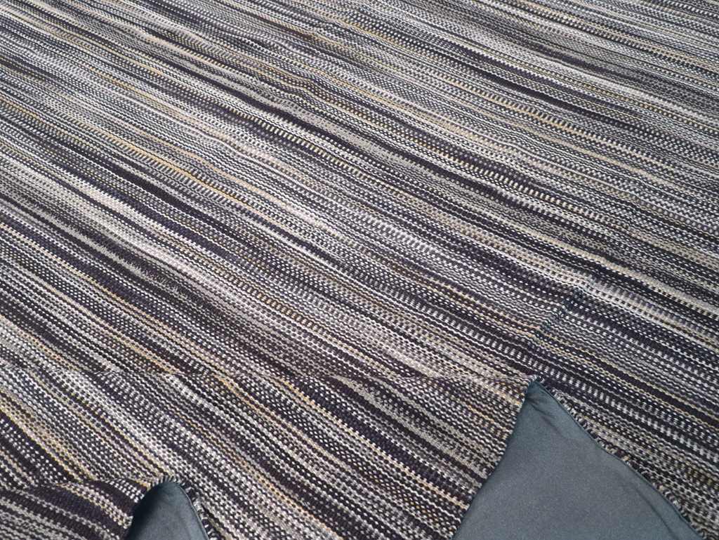 Modern Turkish Flatweave Large Carpet, No.31538 - Gsblank