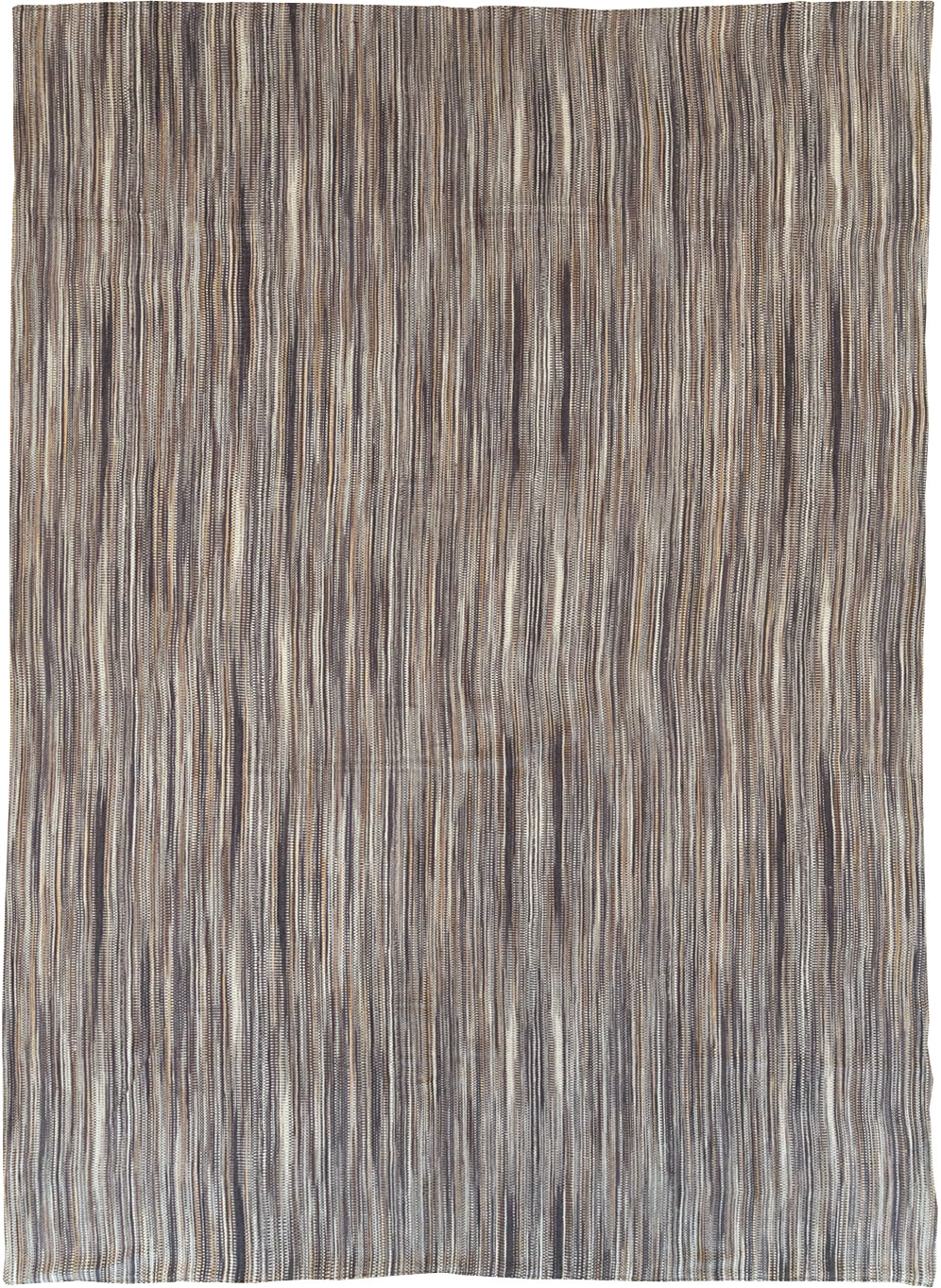Modern Turkish Flatweave Kilim Room Size Carpet, No.31539 - Gsblank