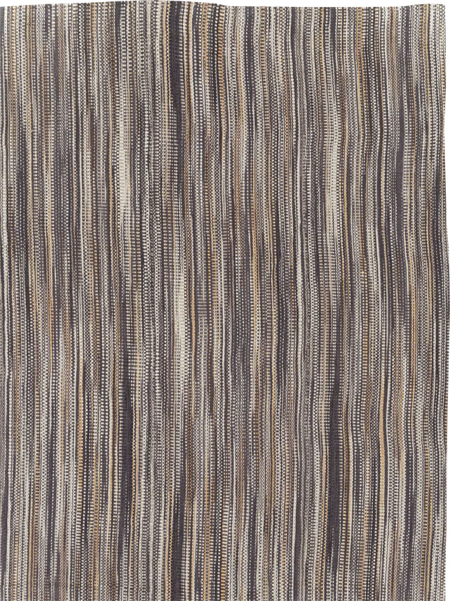 Modern Turkish Flatweave Kilim Room Size Carpet, No.31539 - Gsblank