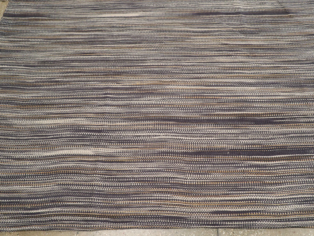 Modern Turkish Flatweave Kilim Room Size Carpet, No.31539 - Gsblank