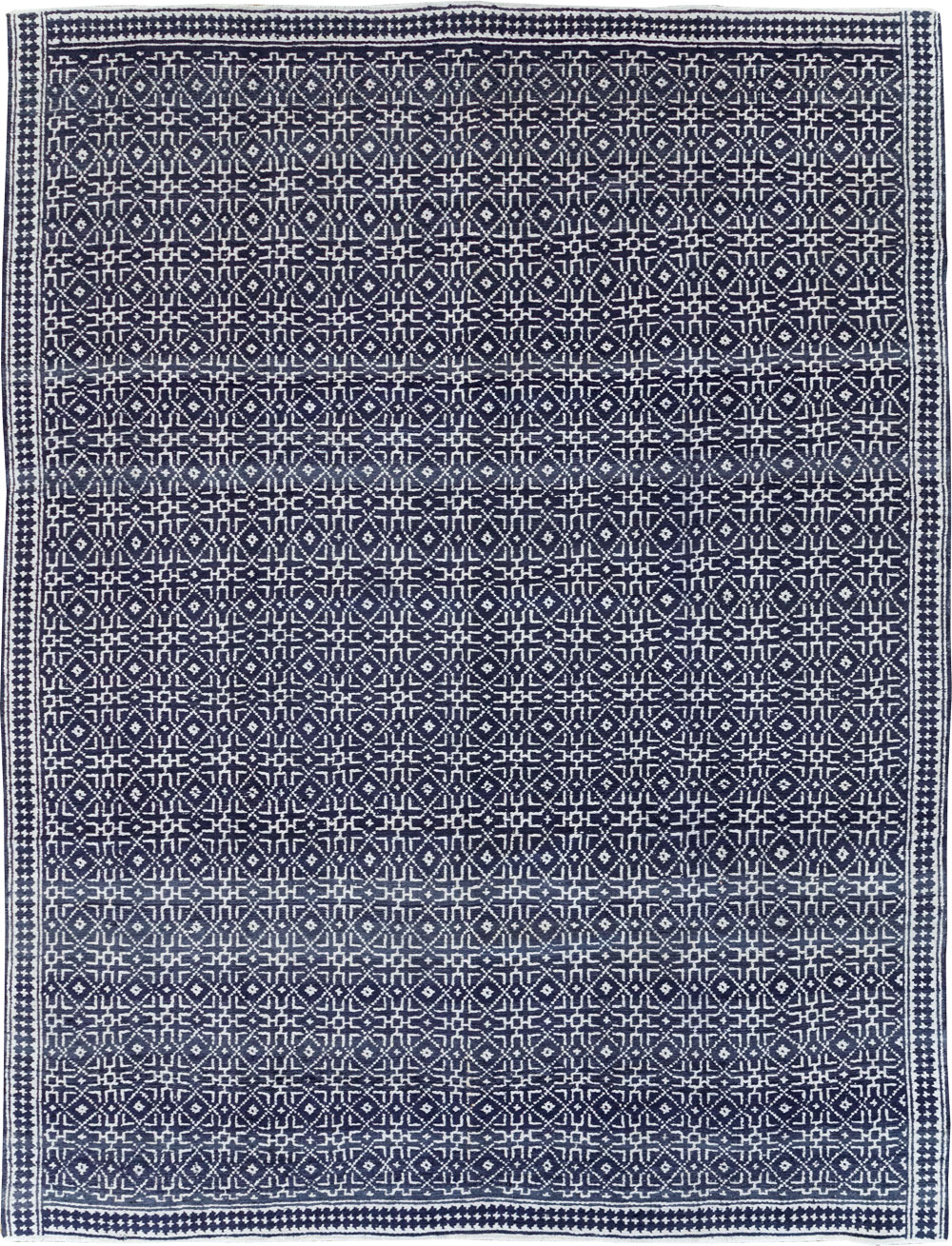 Vintage Persian Flatweave Room Size Carpet, No.31558 - Gsblank