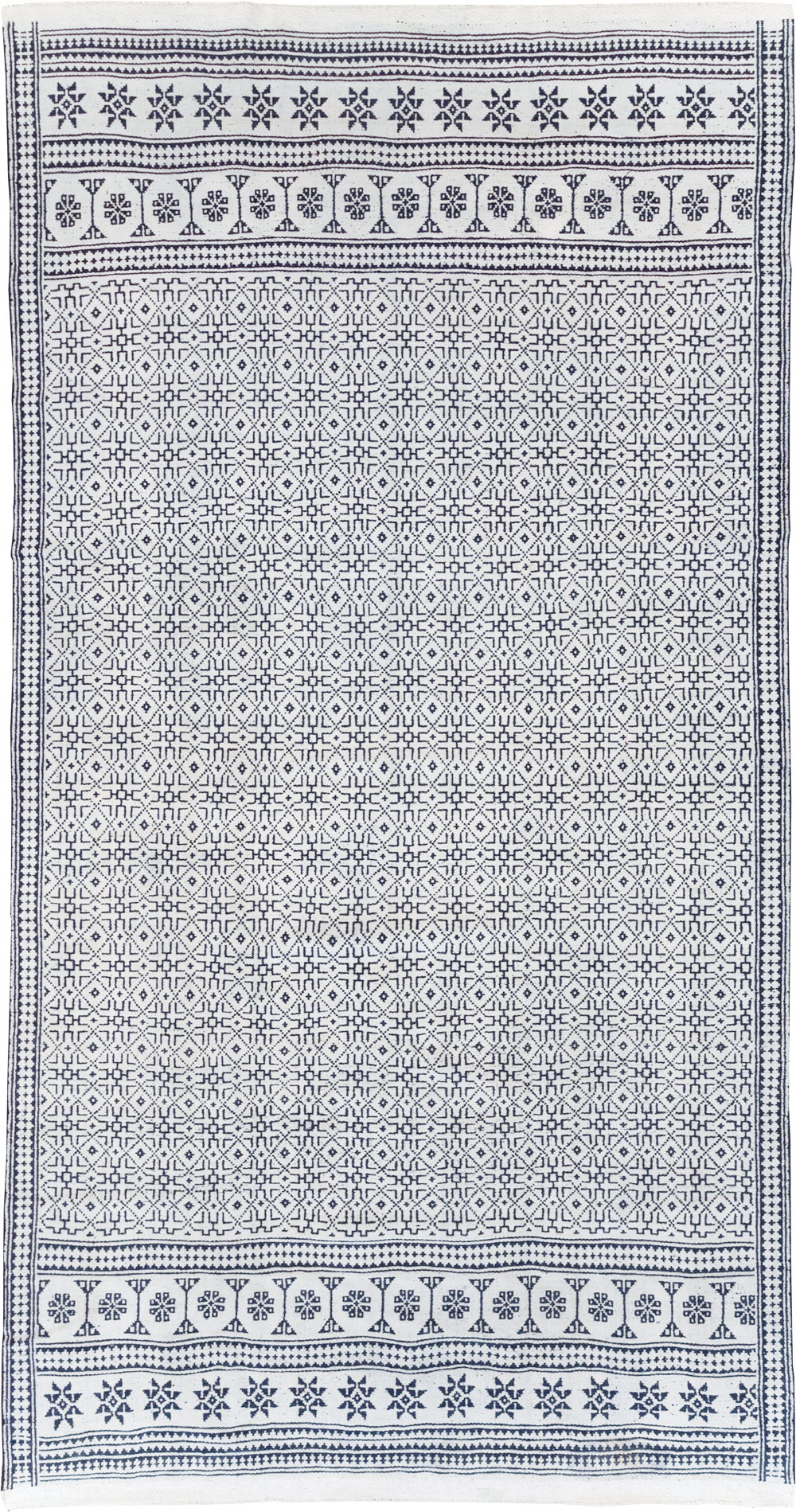 Vintage Persian Flatweave Kilim Large Carpet, No.31559 - Gsblank