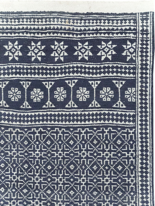 Vintage Persian Flatweave Kilim Large Carpet, No.31559 - Gsblank