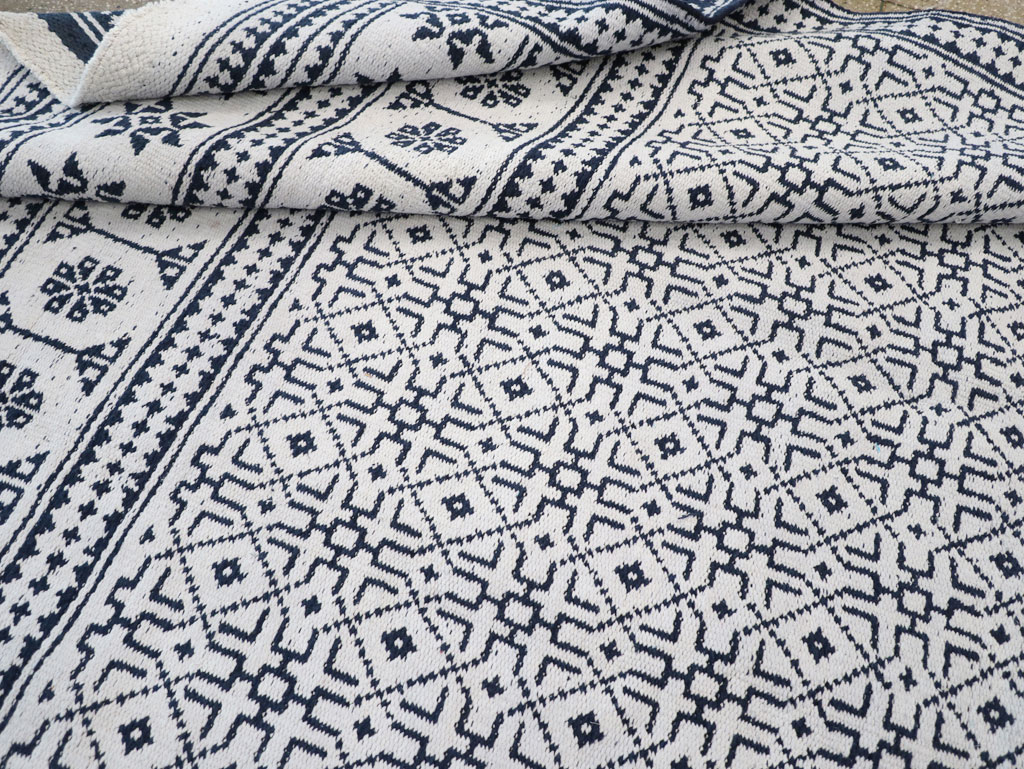 Vintage Persian Flatweave Kilim Large Carpet, No.31559 - Gsblank