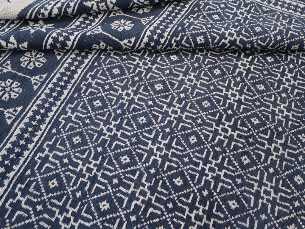 Vintage Persian Flatweave Kilim Large Carpet, No.31559 - Gsblank