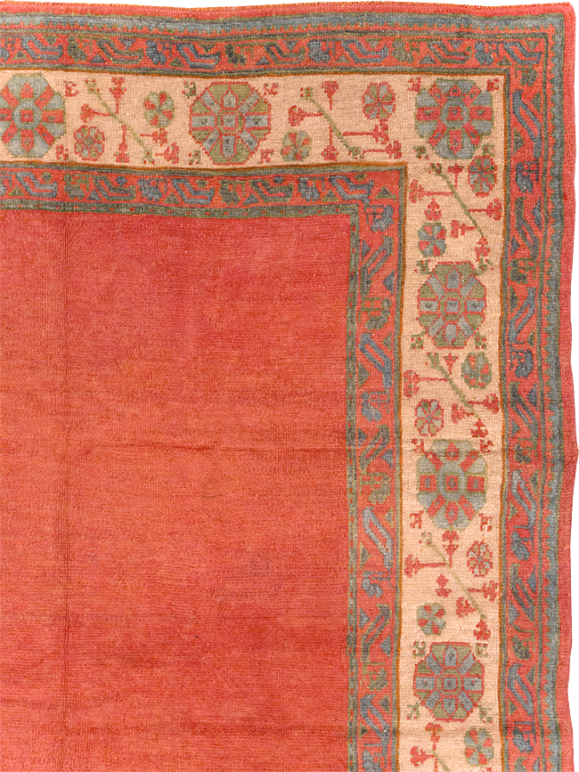 Antique Turkish Oushak Carpet, No.31567 - Gsblank