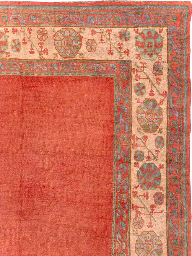 Antique Turkish Oushak Carpet, No.31567 - Gsblank