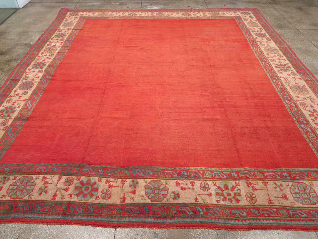 Antique Turkish Oushak Carpet, No.31567 - Gsblank