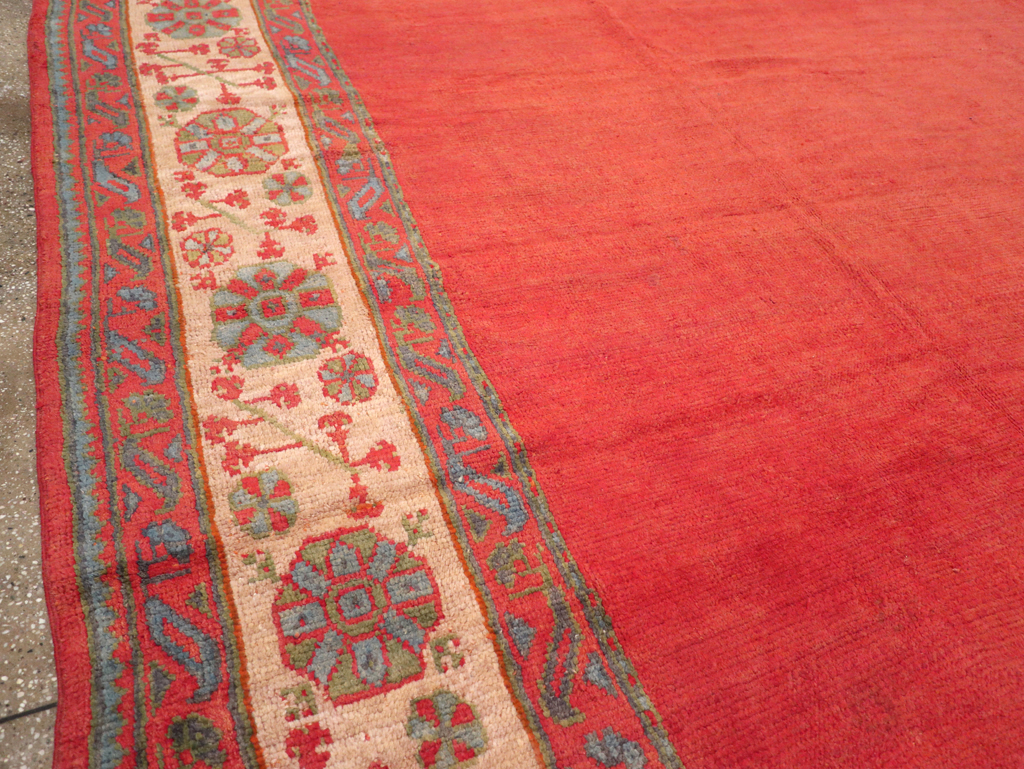 Antique Turkish Oushak Carpet, No.31567 - Gsblank