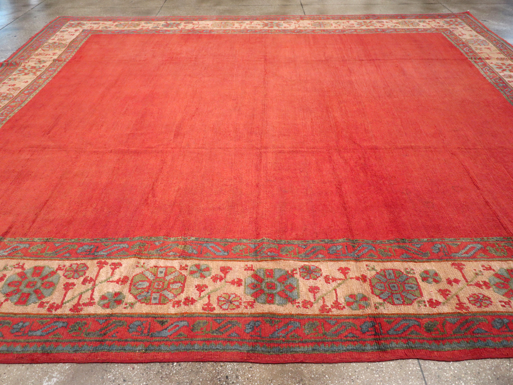 Antique Turkish Oushak Carpet, No.31567 - Gsblank