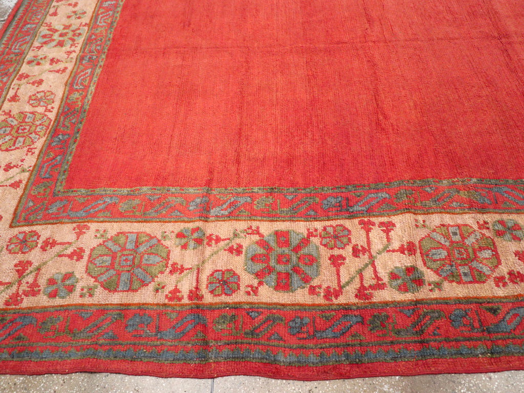 Antique Turkish Oushak Carpet, No.31567 - Gsblank