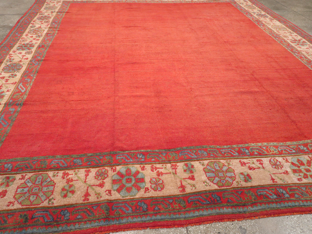 Antique Turkish Oushak Carpet, No.31567 - Gsblank