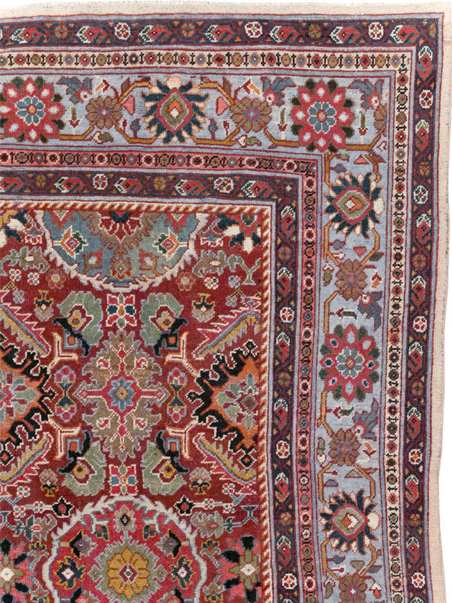 Vintage Persian Mahal Square Room Size Carpet, No.31568 - Gsblank