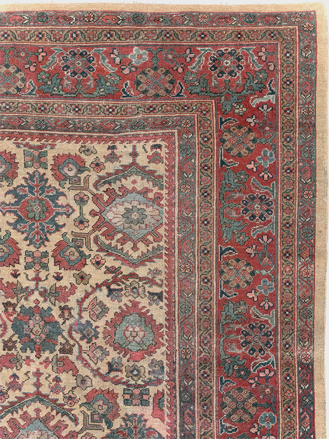 Antique Persian Mahal Carpet, No.31576 - Gsblank