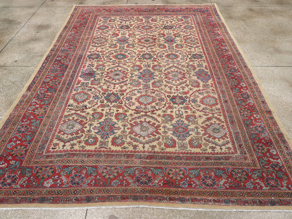 Antique Persian Mahal Carpet, No.31576 - Gsblank