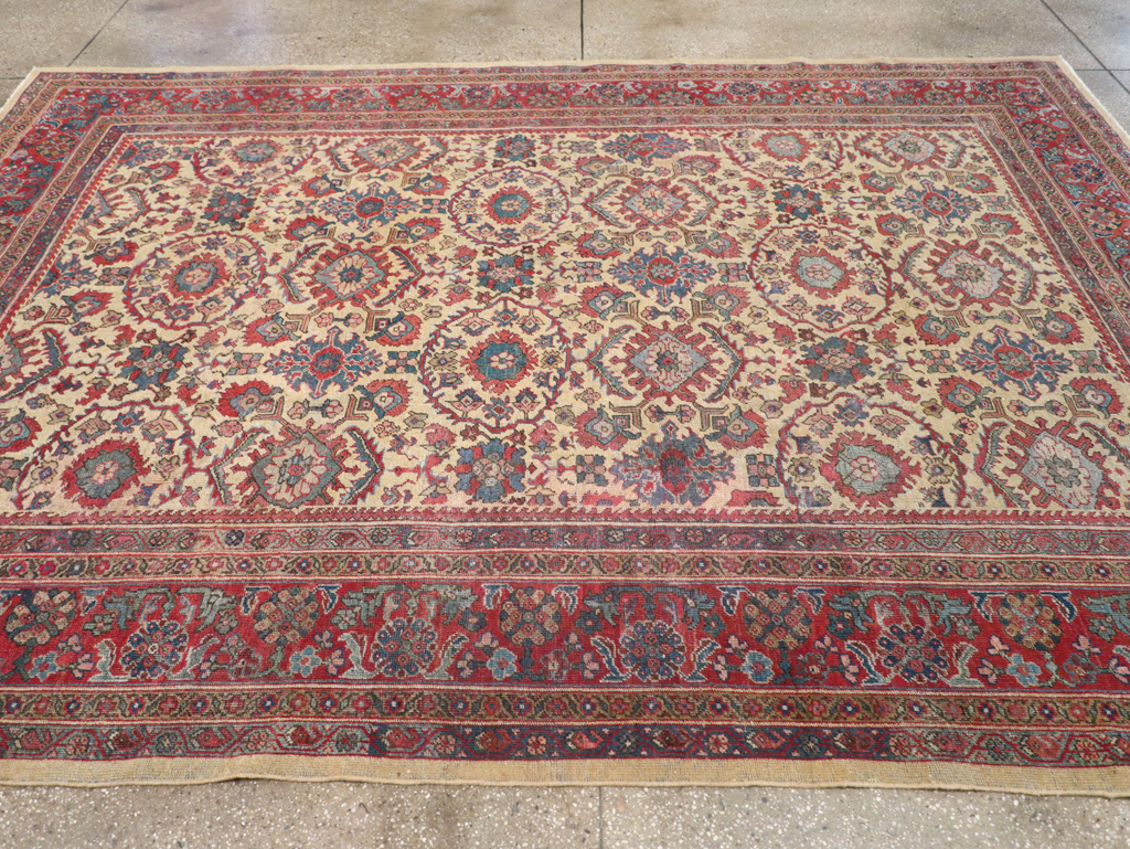 Antique Persian Mahal Carpet, No.31576 - Gsblank