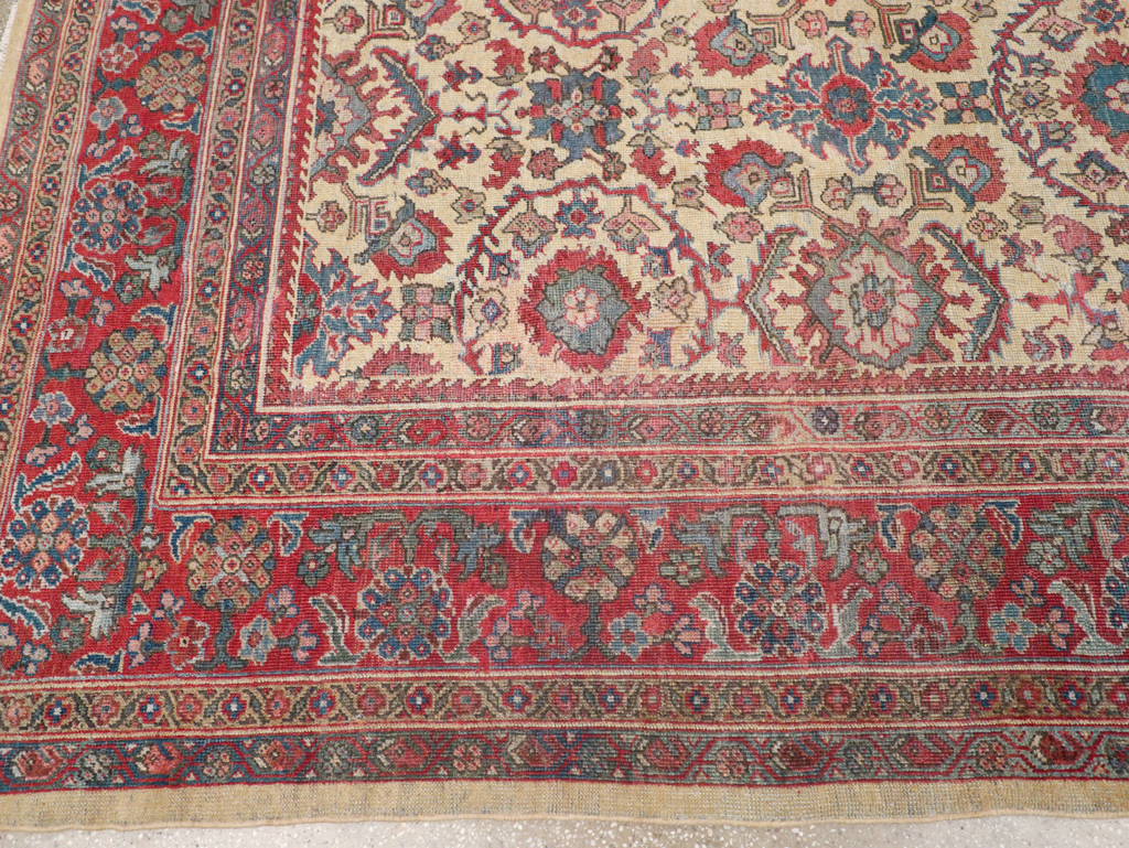Antique Persian Mahal Carpet, No.31576 - Gsblank
