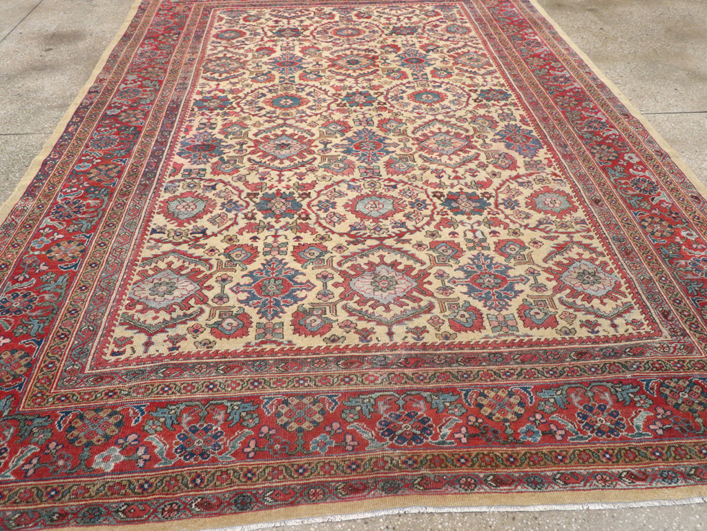 Antique Persian Mahal Carpet, No.31576 - Gsblank