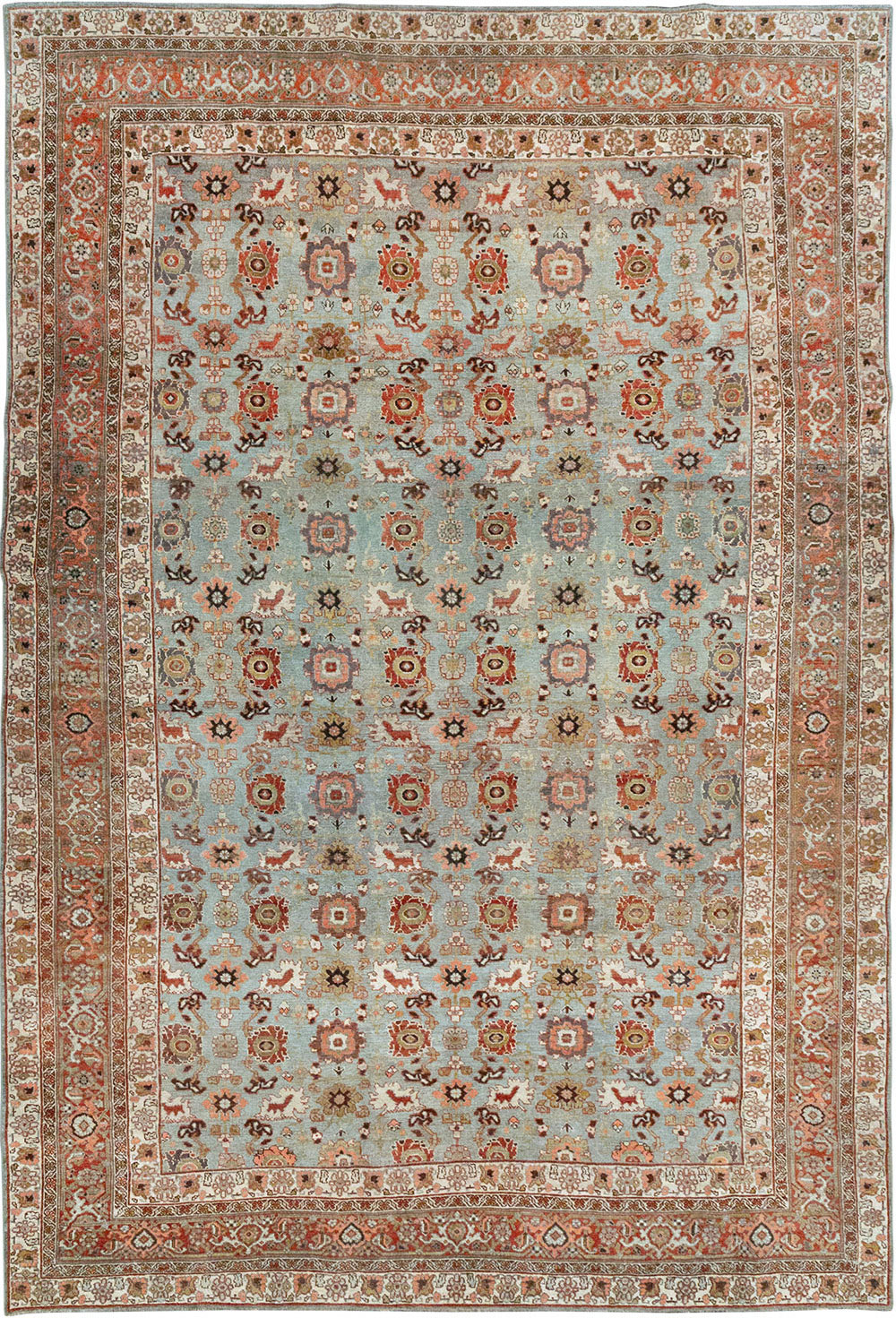 Antique Persian Bidjar Room Size Carpet, No.31577 - Gsblank