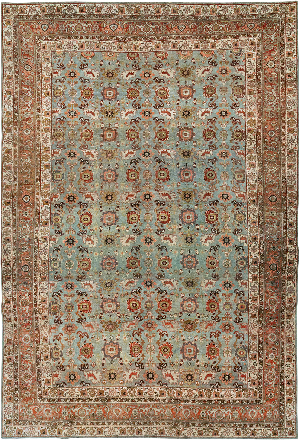 Antique Persian Bidjar Room Size Carpet, No.31577 - Gsblank
