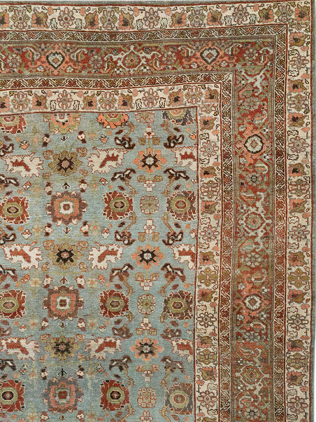 Antique Persian Bidjar Room Size Carpet, No.31577 - Gsblank