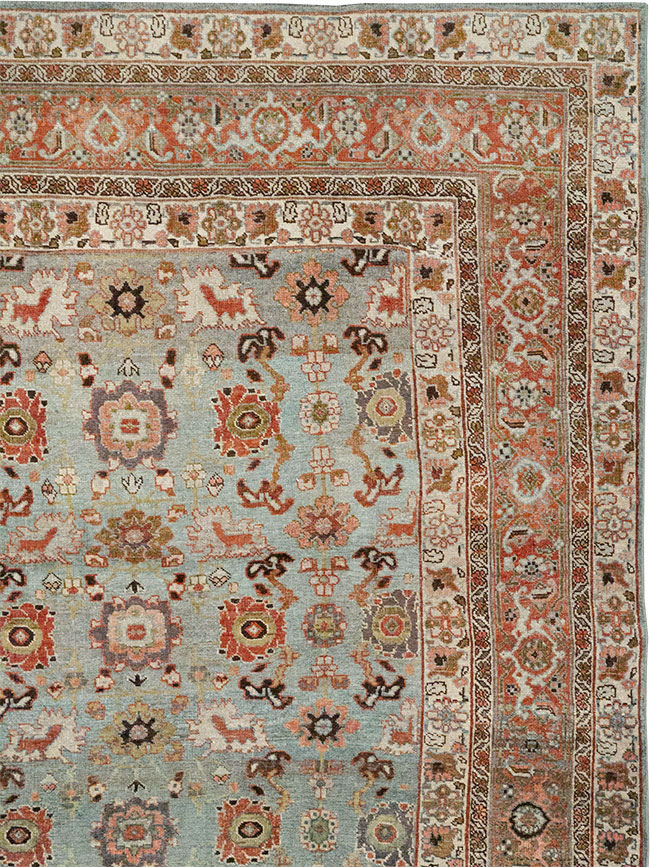 Antique Persian Bidjar Room Size Carpet, No.31577 - Gsblank