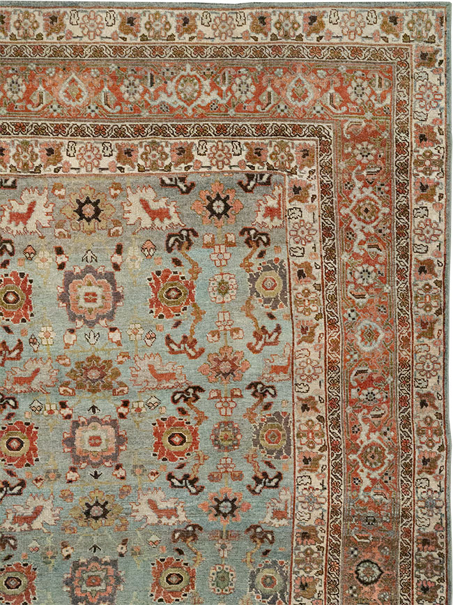 Antique Persian Bidjar Room Size Carpet, No.31577 - Gsblank