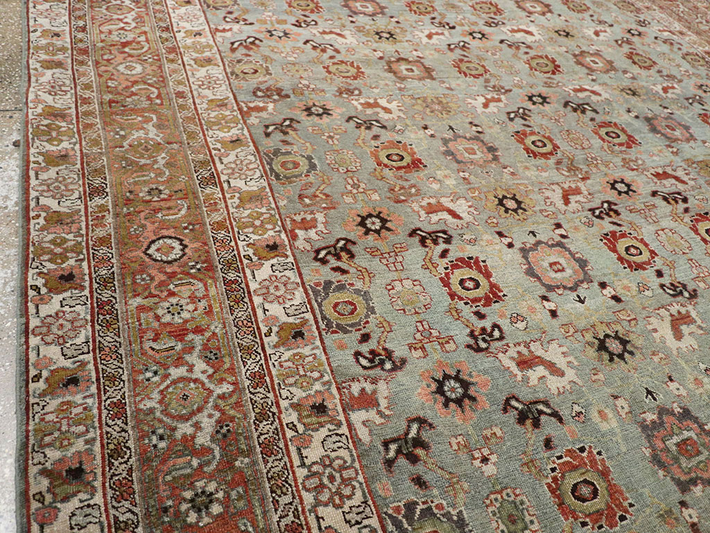 Antique Persian Bidjar Room Size Carpet, No.31577 - Gsblank