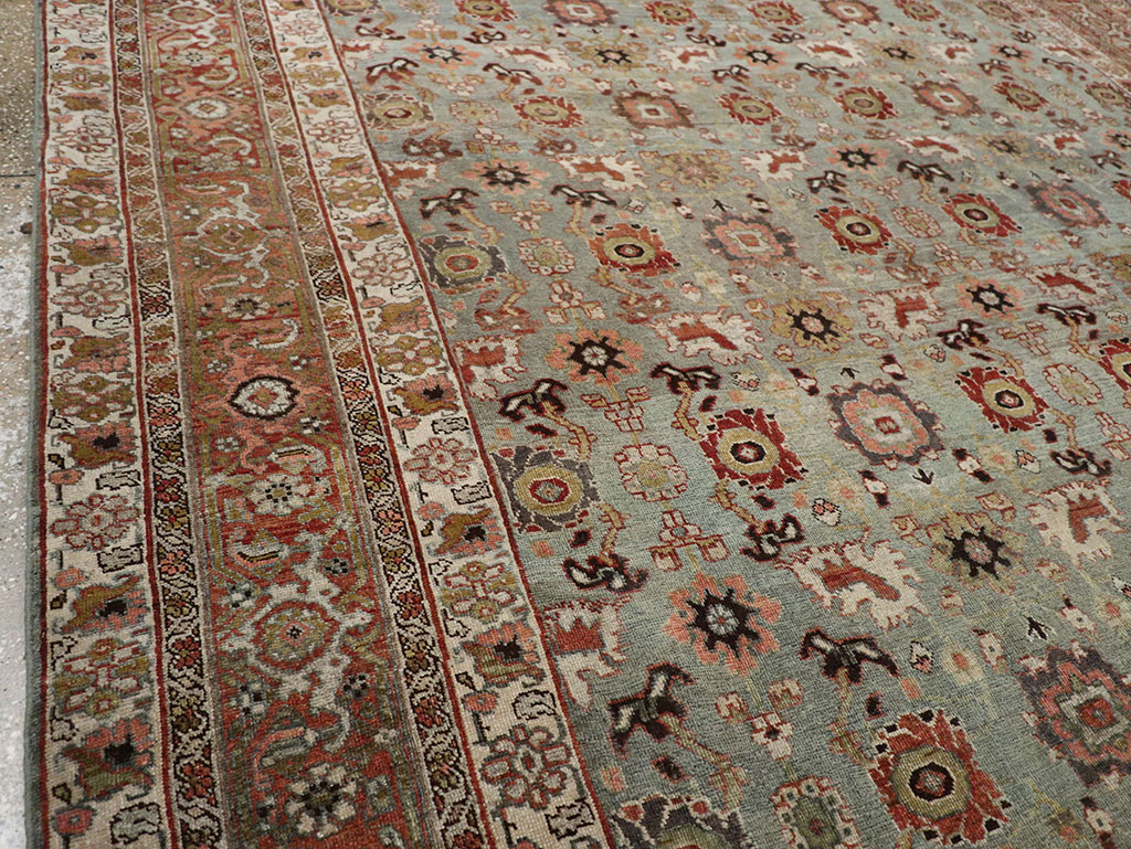 Antique Persian Bidjar Room Size Carpet, No.31577 - Gsblank