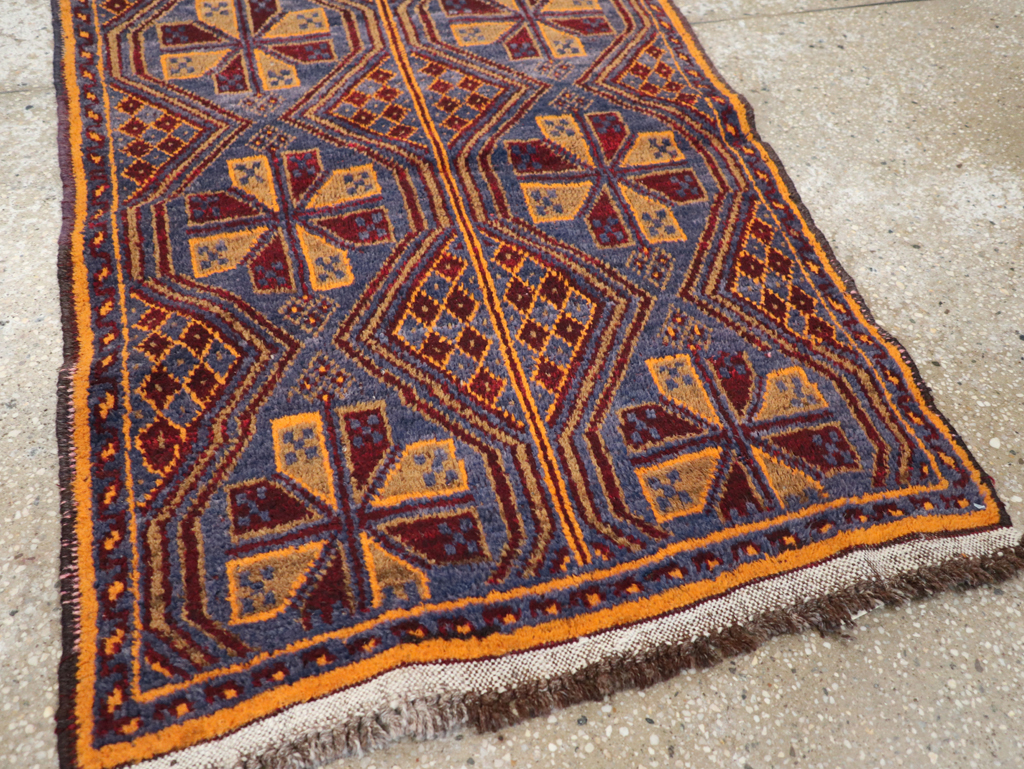 Vintage Persian Baluch Throw Rug, No.31582 - Gsblank